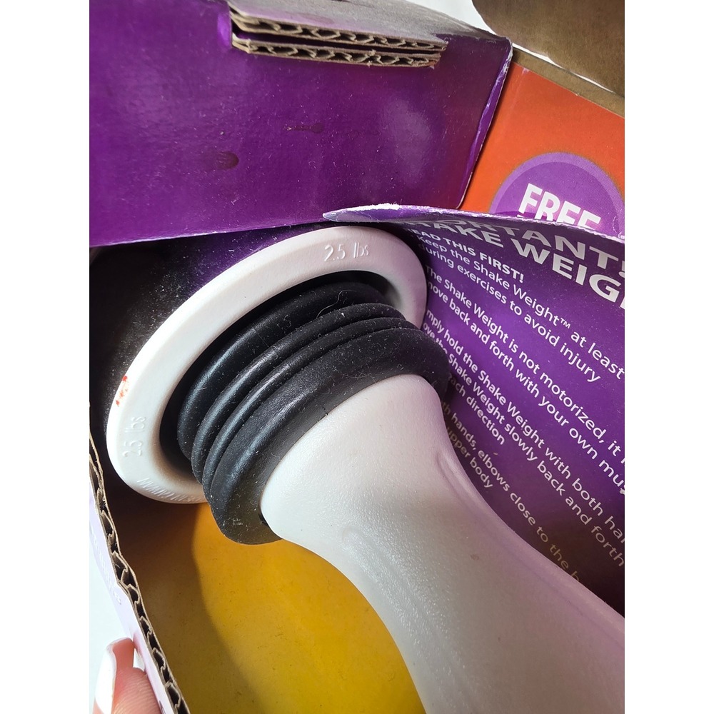 Shake Weight for Women As Seen On TV White Dynamic Inertia Dumbbell 6 Minute A4 - Picture 15 of 15